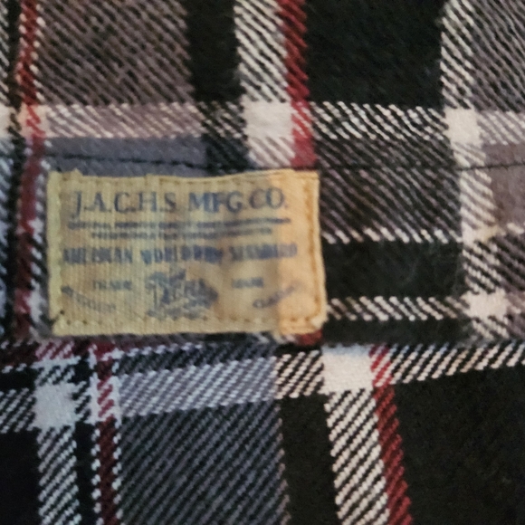 Jachs Heavy Button Up Flannel Shirt, Large - Picture 3 of 7